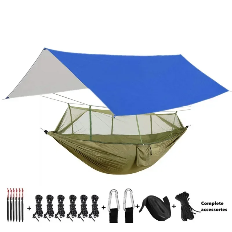 tente-hamac-bleue