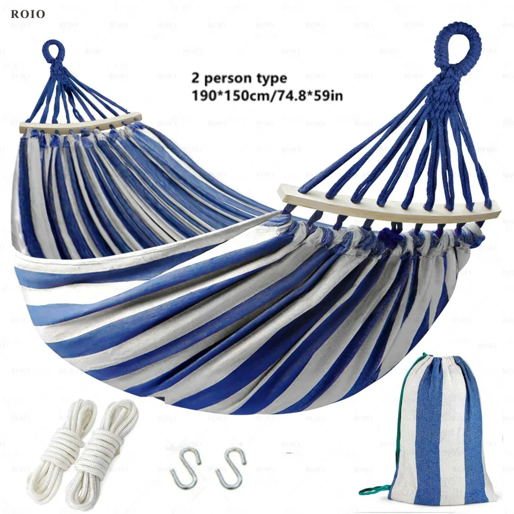 hamac-bleu-rayé